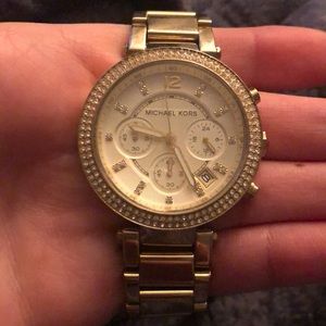 Michael Kors Parker Chronograph Champagne Dial